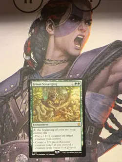 x1 Sylvan Scavenging FDN Foundations MTG 113 RARE M/NM 1x - Image 1