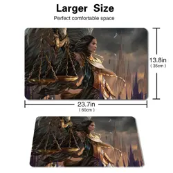 Seraph Of The Scales - Board Game MTG Playmat Games Mousepad Play Mat of TCG - Image 2