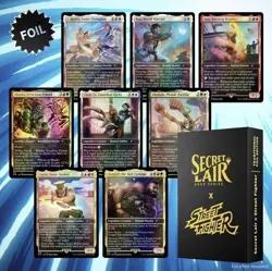 MTG FOIL SECRET LAIR x Street Fighter SLD Magic the Gathering FACTORY SEALED NEW - Image 1