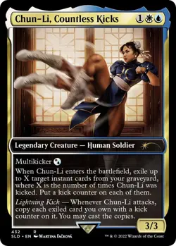 MTG FOIL SECRET LAIR x Street Fighter SLD Magic the Gathering FACTORY SEALED NEW - Image 5