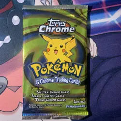 Pokemon Topps Chrome Series 1 Factory Sealed Pack 2000 RARE - Image 4