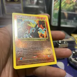 #34/53 Entei WoTC Promo Reverse Holo Pokemon TCG SWIRL - Image 2