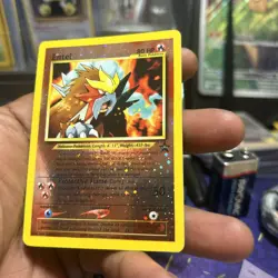 #34/53 Entei WoTC Promo Reverse Holo Pokemon TCG SWIRL - Image 3