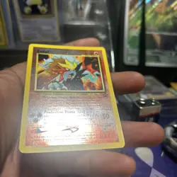 #34/53 Entei WoTC Promo Reverse Holo Pokemon TCG SWIRL - Image 4