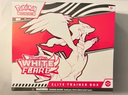 Pokemon TCG: White Flare ETB Elite Trainer Box - Factory Sealed - Image 1