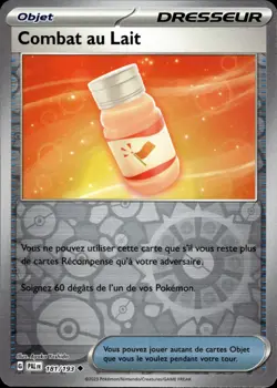 Carte Pokemon REVERSE Combat au Lait 181/193 PAL Evolutions a Paldea FR NEUF - Image 1