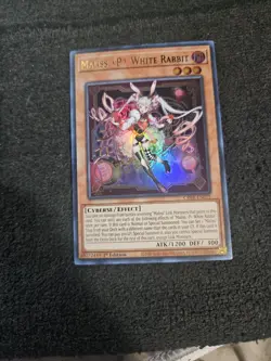 Yugioh - Maliss P White Rabbit Ultra Rare CRBR-EN015, Near Mint, 1st Edition - Image 1