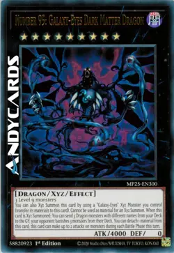 NUMBER 95: GALAXY-EYES DARK MATTER DRAGON • Ultra R • MP25 EN300 • 1Ed • Yugioh! - Image 1