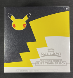 Pokemon Cards Celebrations Elite Trainer Box Pokemon Center Sealed + Acrylic - Image 1