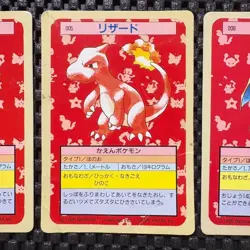 Charizard Topsun Blue Green Back 004 005 006 Pokemon card 3set 1995 Japanese - Image 4