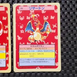 Charizard Topsun Blue Green Back 004 005 006 Pokemon card 3set 1995 Japanese - Image 5