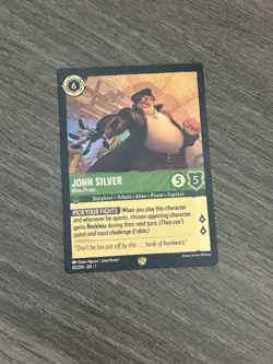 John Silver Alien Pirate Lorcana Card 82/204 the First Chapter Regular - Image 1