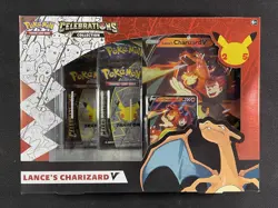 Pokemon Cards Lance's Charizard V Celebrations Collection 25th Anniversary Box - Image 1