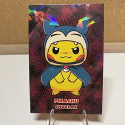 Pikachu Poncho Snorlax - Cracked Ice Holo - Team Rocket Card Database - Pokemon - Image 1