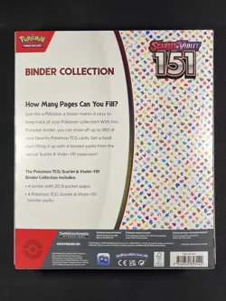 Pokemon Cards 151 Binder Collection Sealed S&V Ultra Rare - Image 2