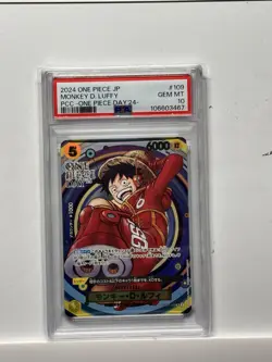 Luffy OP07-109 ONE PIECE Day 24 Premium Card Collection Promo Japanese PSA 10 - Image 1