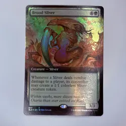 Brood Sliver (Extended Art) Secret Lair Drop Foil MTG NM - Image 1