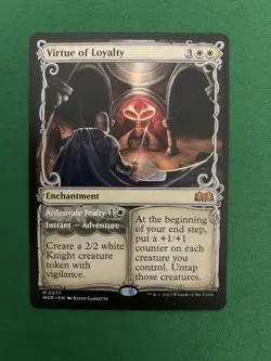 MTG Virtue of Loyalty Ardenvale Fealty Wilds of Eldraine 0277 Regular Mythic - Image 1