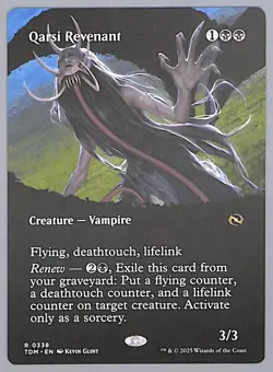 Qarsi Revenant - Borderless - 338 - Tarkir: Dragonstorm (TDM) MTG - Image 1