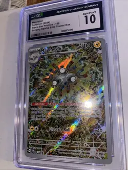 GEM MINT - 2024 POKEMON SVP EN-SV BLACK STAR PROMO #159 MAGNETON CGC 10 - Image 1