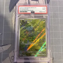 PSA 9 Bulbasaur 166/165 Sv: Scarlet & Violet 151 Holo Pokemon TCG - Image 1