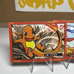 2025 Pokemon Safari Charmander, Charmeleon, and Charizard Cracked Ice Holo NM - Image 2