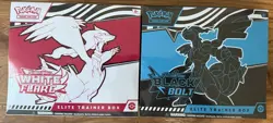 Pokemon Black Bolt and White Flare Elite Trainer Box ETB LOT OF 2 - Image 1