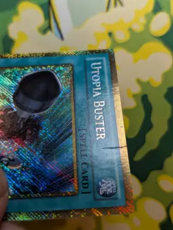 Yugioh Utopia Buster Gold Secret Rare PGLD-EN009 1st Edition - MP - Image 2