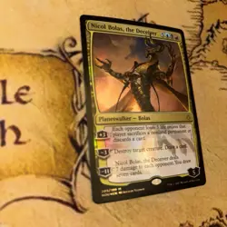 Nicol Bolas, the Deceiver MTG Hour of Devastation Foil Card, Lightly Played - Image 3