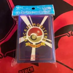 Pokemon Card Official Deck Shield First design 64 Sleeves New SealedJapan - Image 1