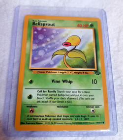 Bellsprout 49/64 Jungle Set Pokemon WOTC Vintage TCG Trading Card Game - Image 1