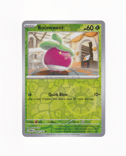 Bounsweet 008/182 SV04: Paradox Rift Reverse Holo 2023 Pokemon Card Near Mint NM - Image 1