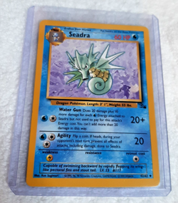Seadra 42/62 Fossil Wizards Of The Coast WOTC Pokemon Card TCG Trading Card Game - Image 1