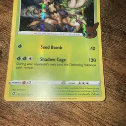 2022 Pokemon Trick Or Trade Trevenant Holo Card #015/192 - Image 2