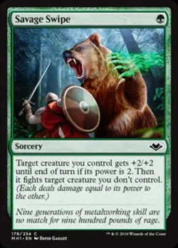 Savage Swipe - Near Mint MTG Modern Horizons - Image 1