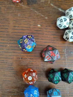 64 MTG Spindown Counters 20 Sided Fire & Lighting Vault 20 Modern Horizons 2 - Image 3