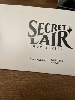Secret Lair ALIEN AURORAS - Galaxy FOIL New Sealed Magic The Gathering MTG - Image 1