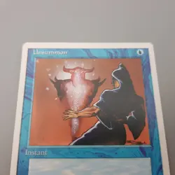 MTG Card Magic Gathering Unsummon Instant Playing Vintage Deckmaster 1995 - Image 2