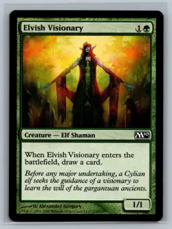 MTG Magic 2010 4x Elvish Visionary #178/249 TCG CCG M10 Playset - Image 1