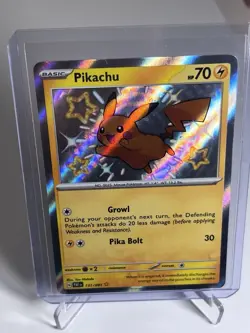 Pikachu #131/091 - NM - Pokemon Scarlet & Violet: Paldean Fates - Shiny Holo - Image 1