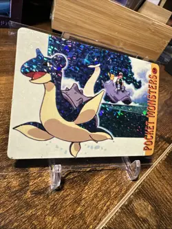 Pokemon Bandai Prism Vending Machine Pocket Monsters #18 Lapras Prism Holo - Image 3