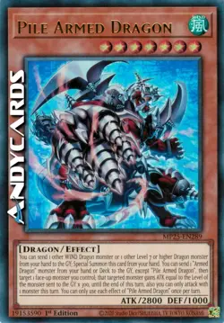 PILE ARMED DRAGON • (Drago Armato Palo) • Ultra R • MP25 EN289 • 1Ed • Yugioh! - Image 1