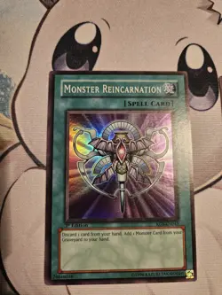 yugioh monster reborn lob-118/ Reincarnation Rds-en045 - Image 2