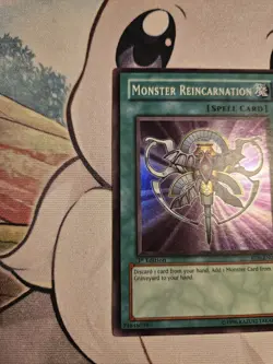 yugioh monster reborn lob-118/ Reincarnation Rds-en045 - Image 3