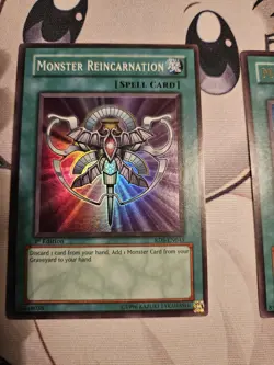 yugioh monster reborn lob-118/ Reincarnation Rds-en045 - Image 4