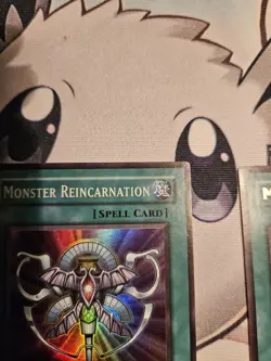 yugioh monster reborn lob-118/ Reincarnation Rds-en045 - Image 5