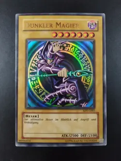 YUGIOH 2003 | DARK MAGICIAN | SDY-G005 | OLD PRINT GERMAN | EXCELLENT - VG - Image 1