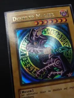 YUGIOH 2003 | DARK MAGICIAN | SDY-G005 | OLD PRINT GERMAN | EXCELLENT - VG - Image 5