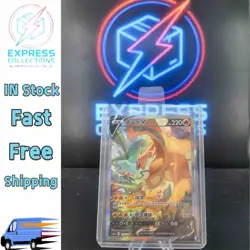 IN STOCK Pokemon Chinese Sword & Shield CS5aC 132/127 SR Charizard V Holo Card - Image 1
