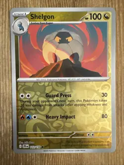 Shelgon - 113/159 - 2025 Reverse Holo Common Journey Together Pokemon Card NM - Image 1
